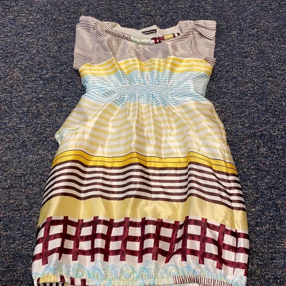Madison Paige satin dress sz. M